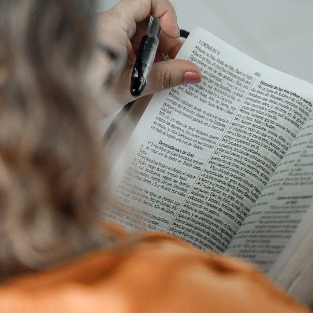 Woman Reading the Bible