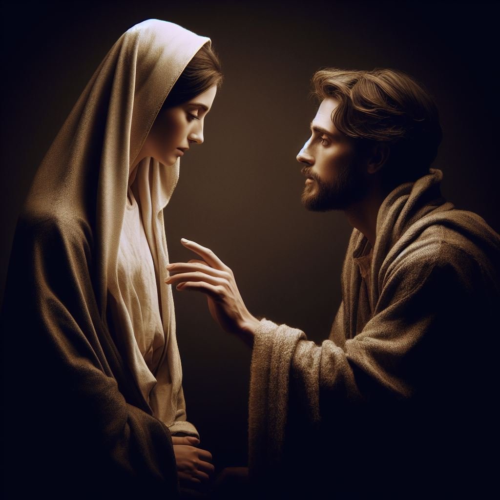 Mary and Gabriel