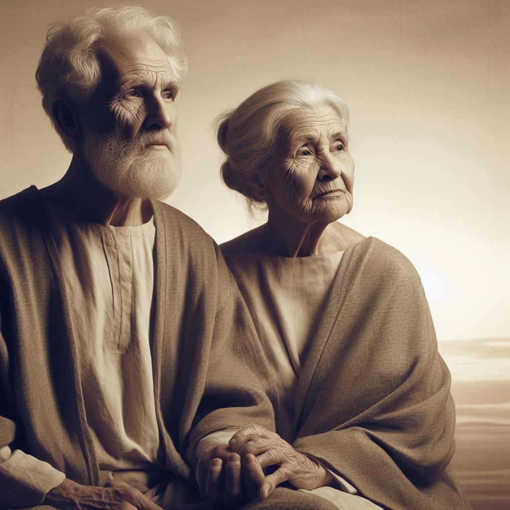 Zeceriah and Elizabeth in old age