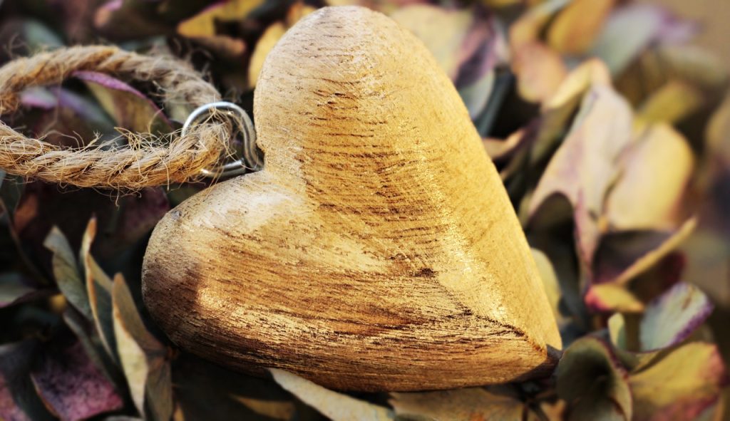 Image of wooden heart