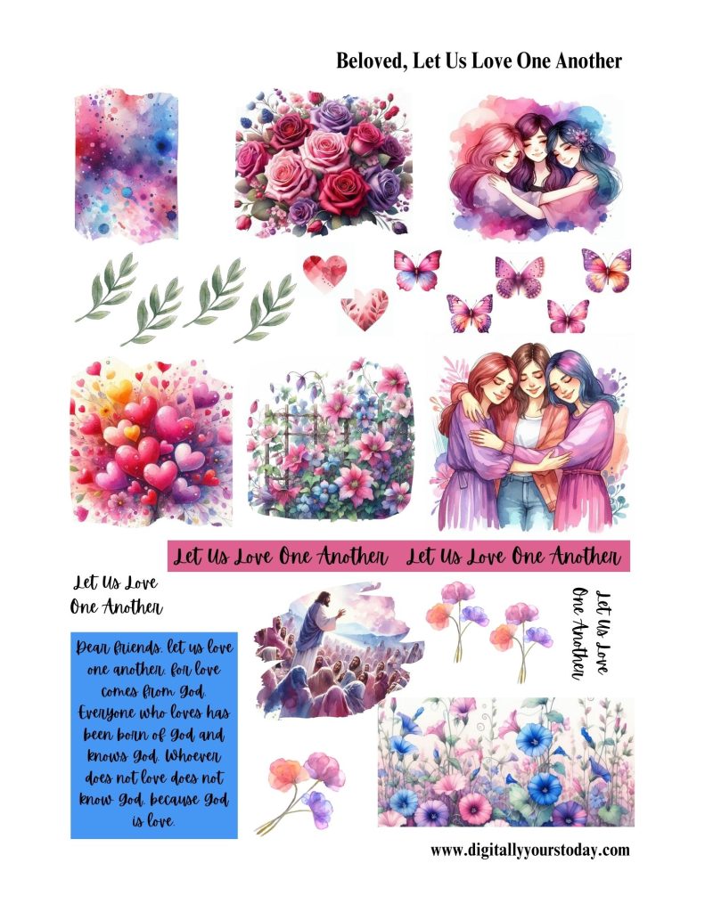 Bible-Journaling-Beloved-Let-Us-Love-One-Another