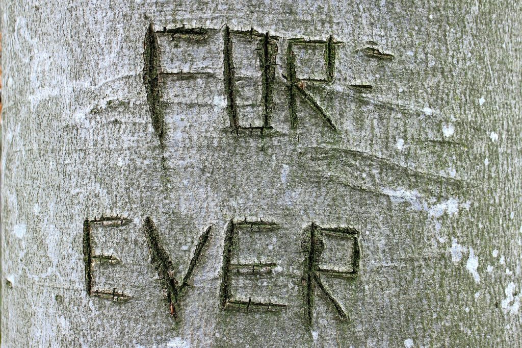 Forever etched in wall