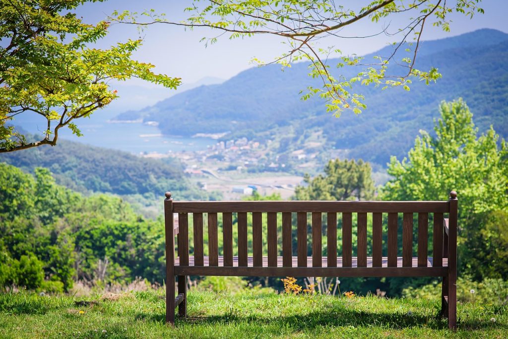tongyeong, nature, landscape, bench, chair, healing, rest, break, national park, healing, healing, healing, healing, healing