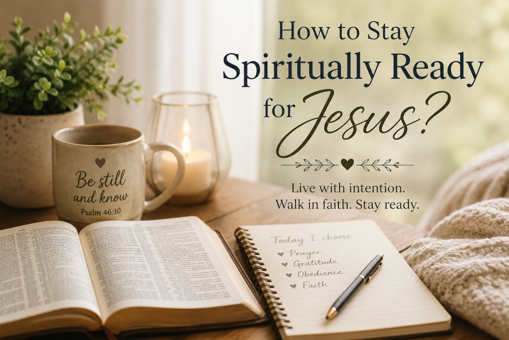 How to Stay Spiritually Ready for Jesus