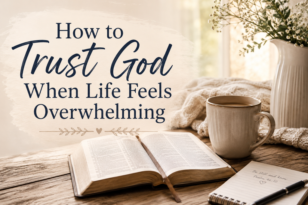 How to Trust God When Your Life Feels Overwhelming