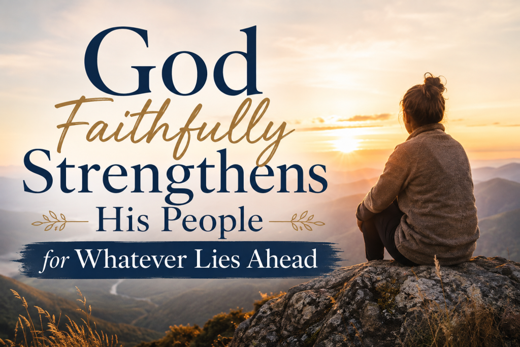 God Faithfully Strengthens His People for Whatever Lies Ahead
